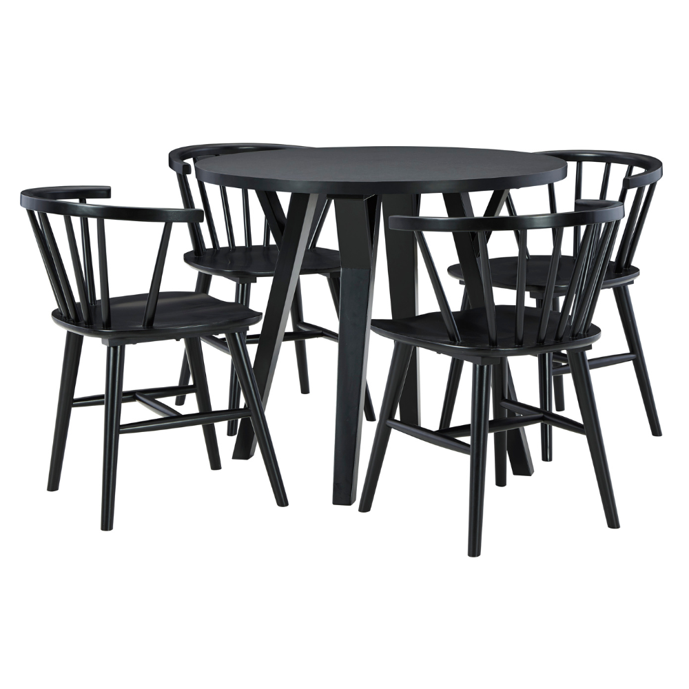 Otaska Round Dining Table Set