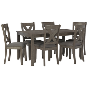 Caitbrook Dining Table and Chairs (Set of 7)