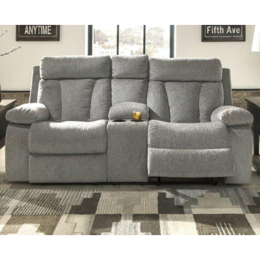 DBL REC LOVESEAT W/CONSOLE