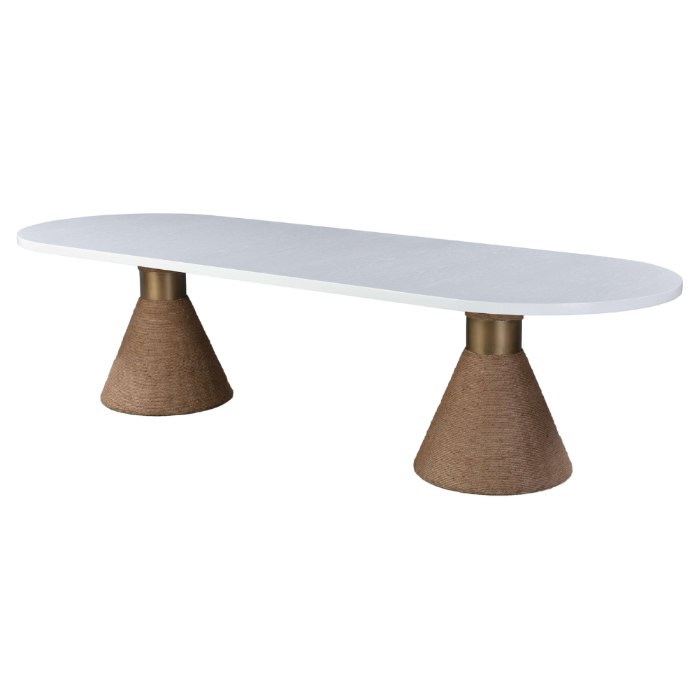 Rishi Natural Rope Oval Table