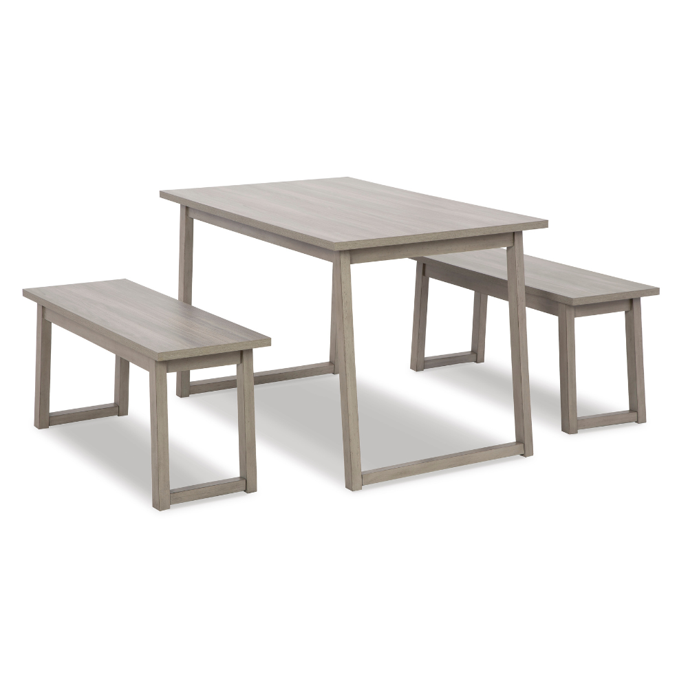 Loratti Dining Table and Benches (Set of 3)