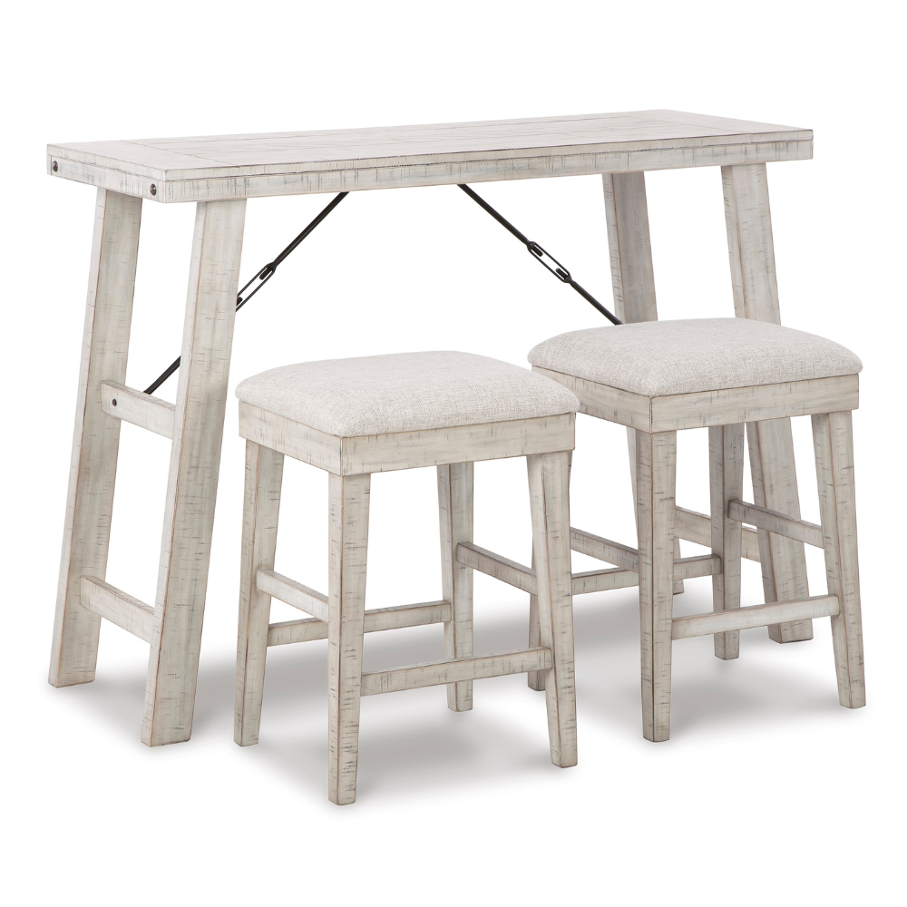 Carynhurst Counter Height Dining Table and Bar Stools (Set of 3)