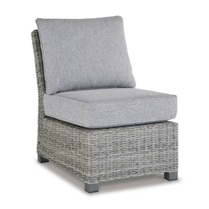 Naples Beach Armless Chair with Cushion