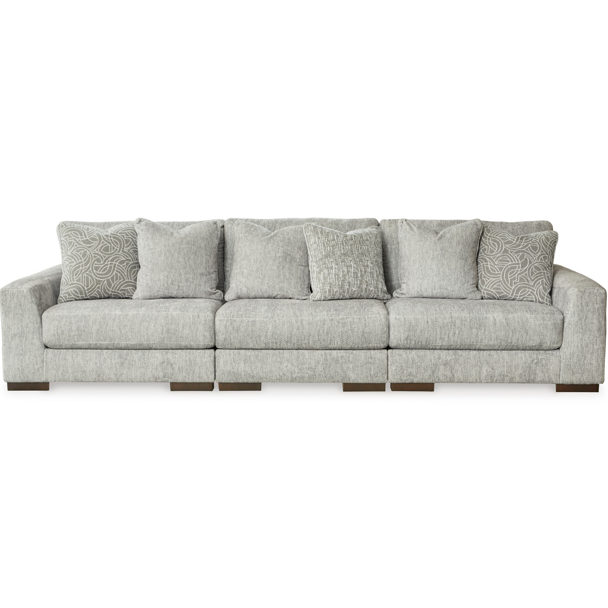 Regent Park Black/Gray XL Sofa