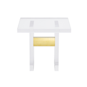 Acrylic side table