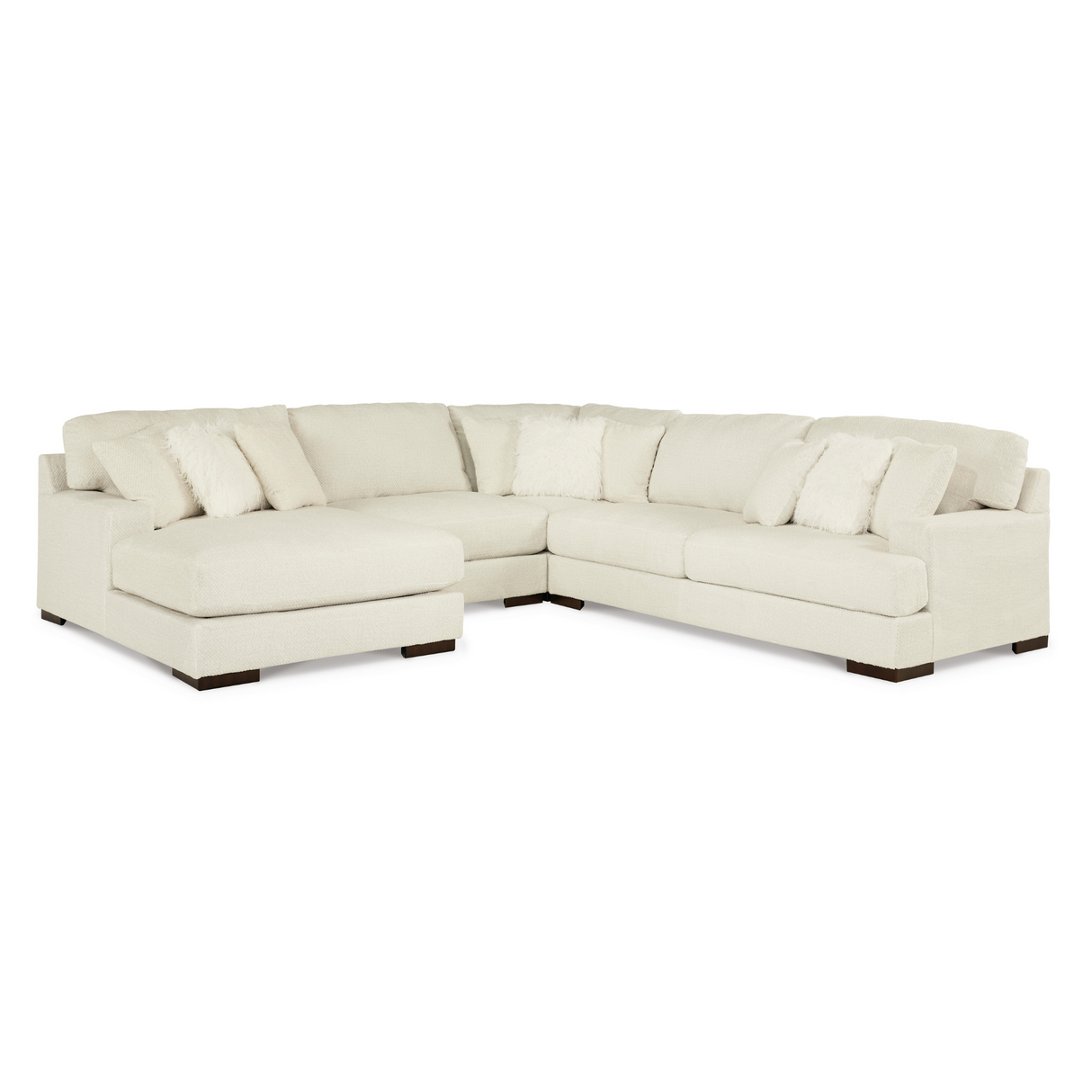 Zada 4-Piece Sectional with LAF Chaise