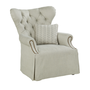 Ava Bezel - Tufted Back Chair