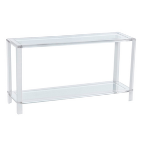 Morrigan Acrylic Console table