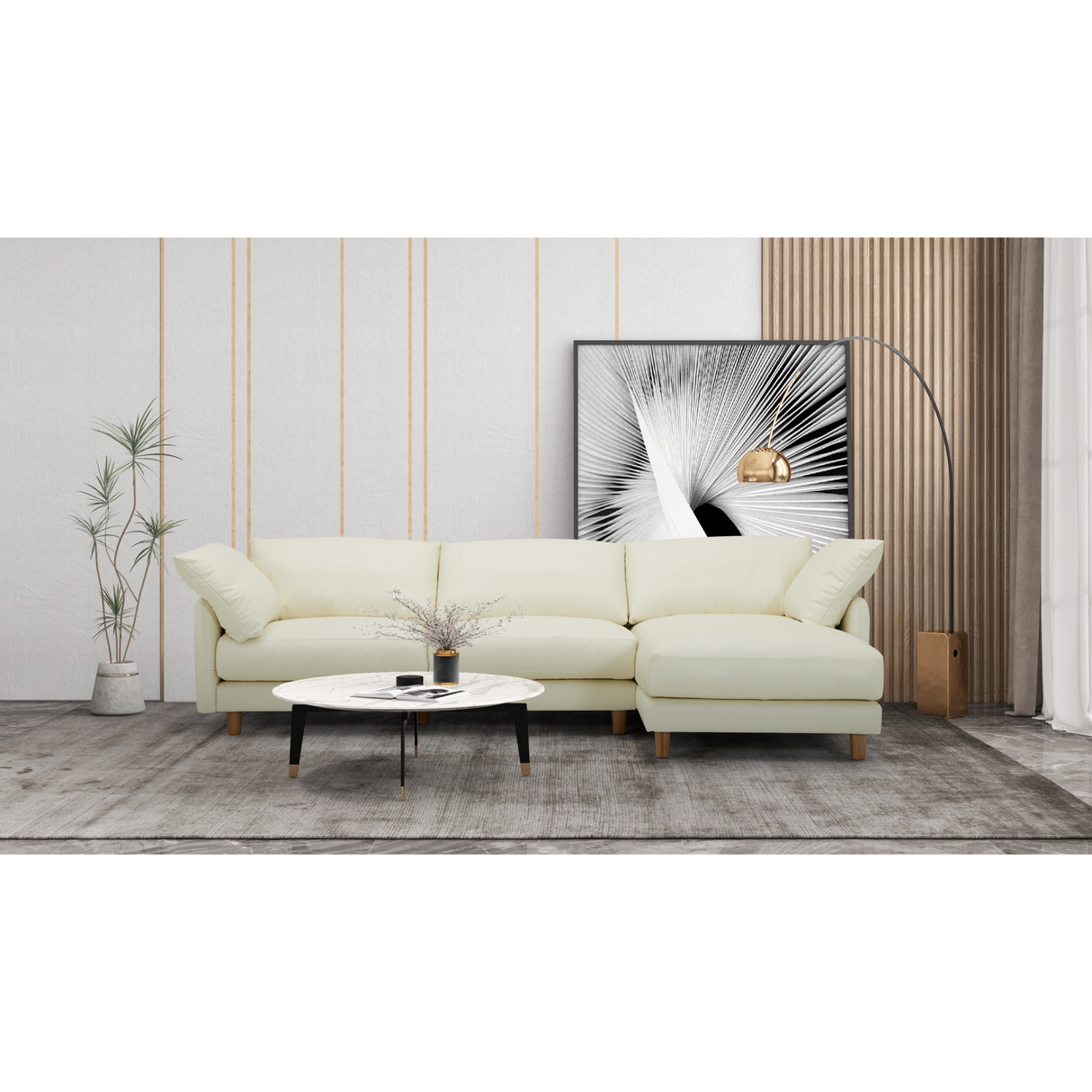 Cologne Beige Sectional