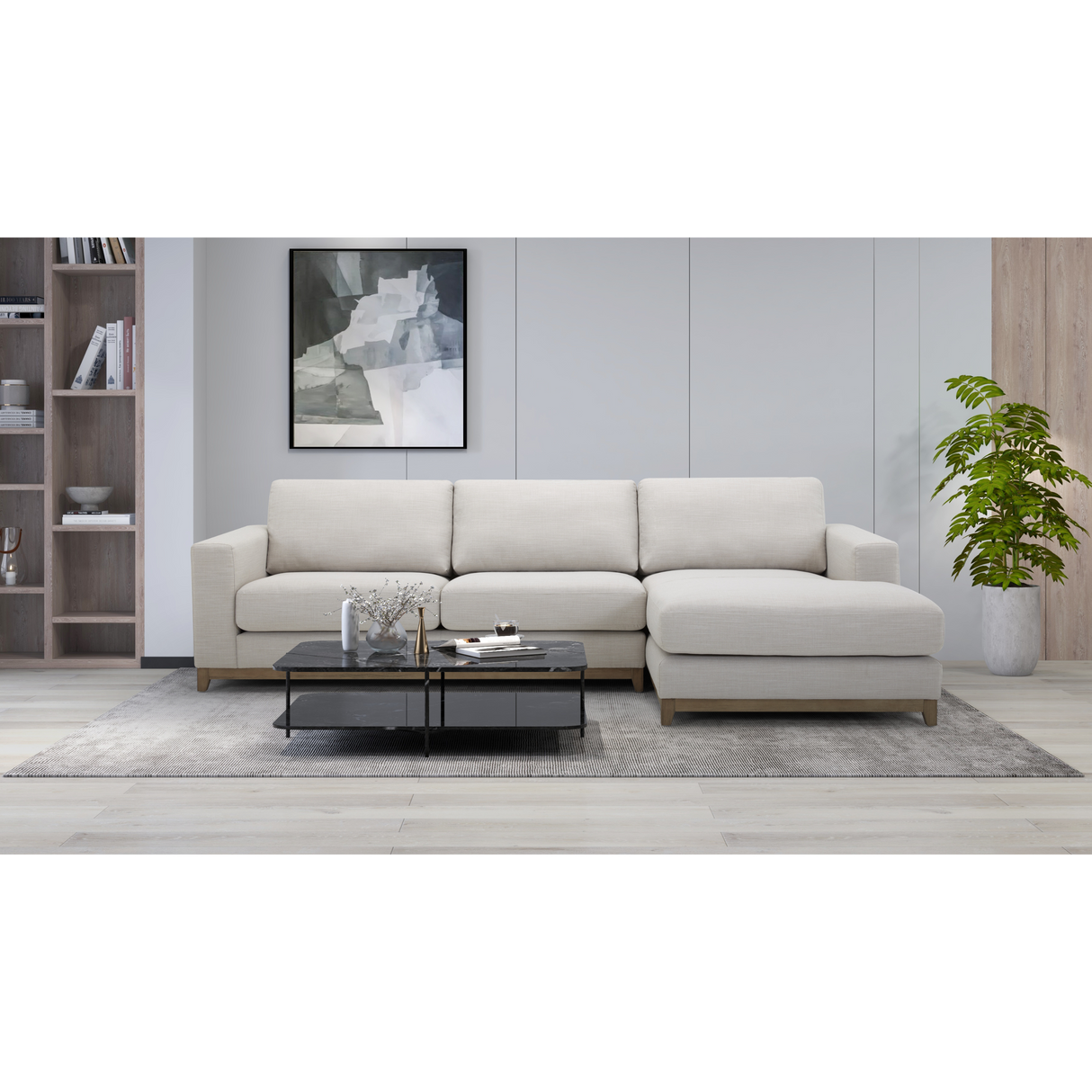 Stuttgart Light Grey Sectional