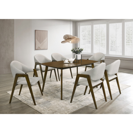 3020 6 SEATER BROWN DINING SET