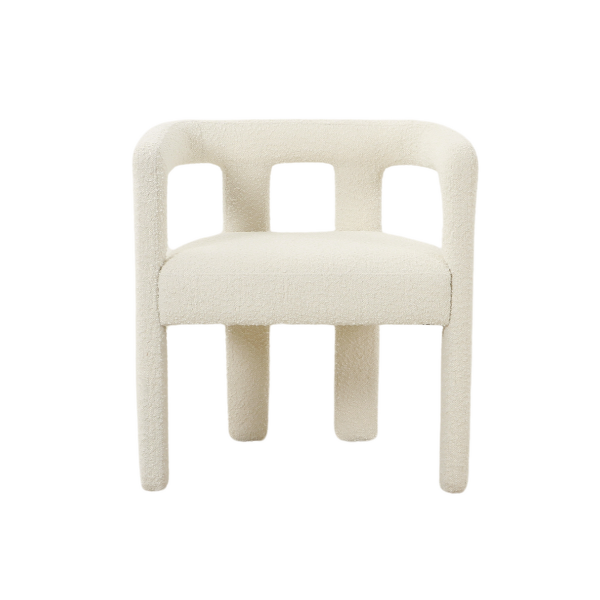 Spartacus Cream Boucle Dining Chair