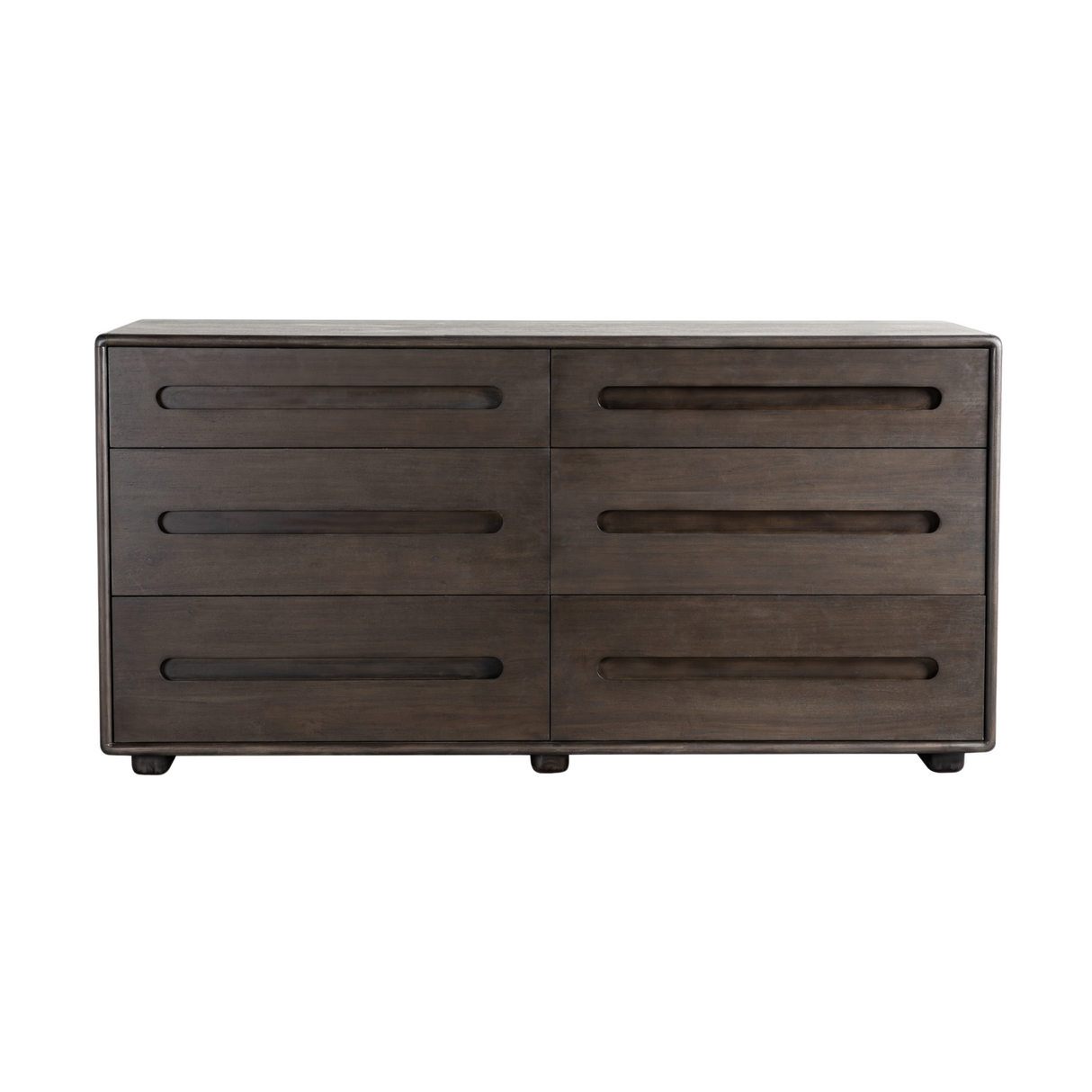 Cora Dark 6-Drawer Dresser