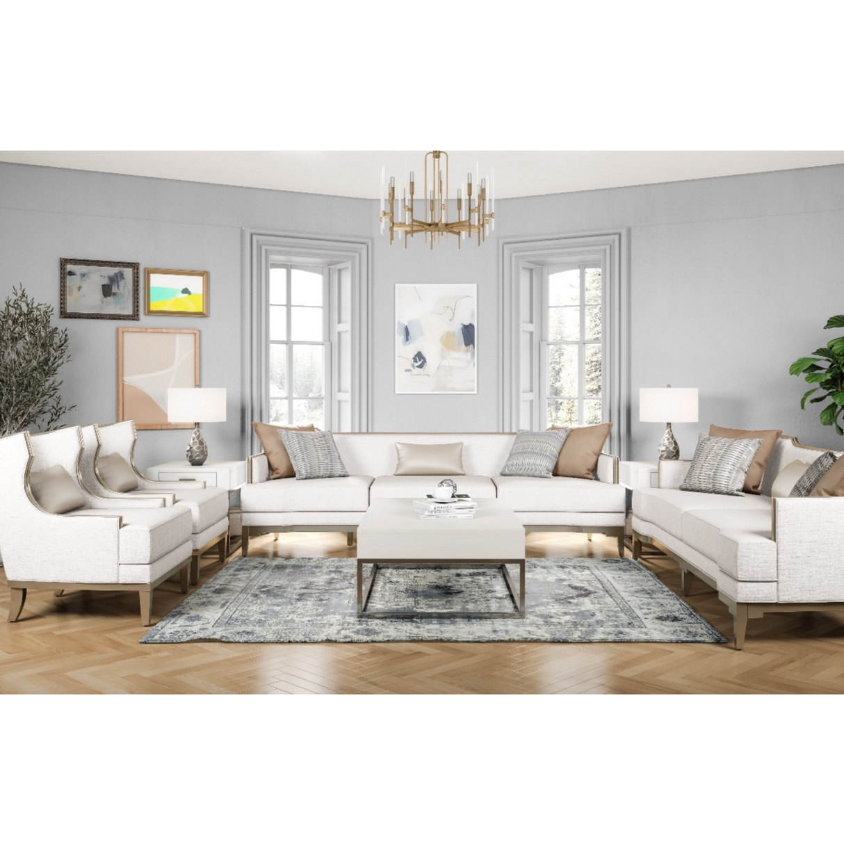 Heritage Beige Living Room Set