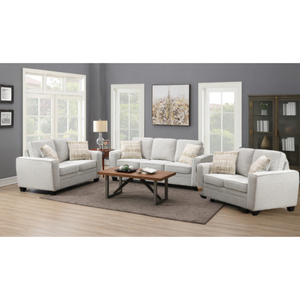 Confa Beige Living Room Set (Sofa + 2 Loveseat)