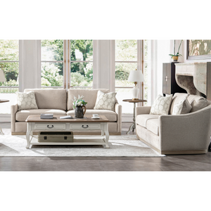 Rahaf Light Beige Living Room Set ( Sofa + Loveseat)