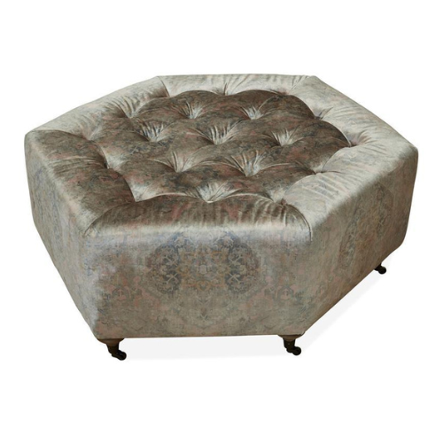 Accent Cocktail Ottoman (Regal Summer)