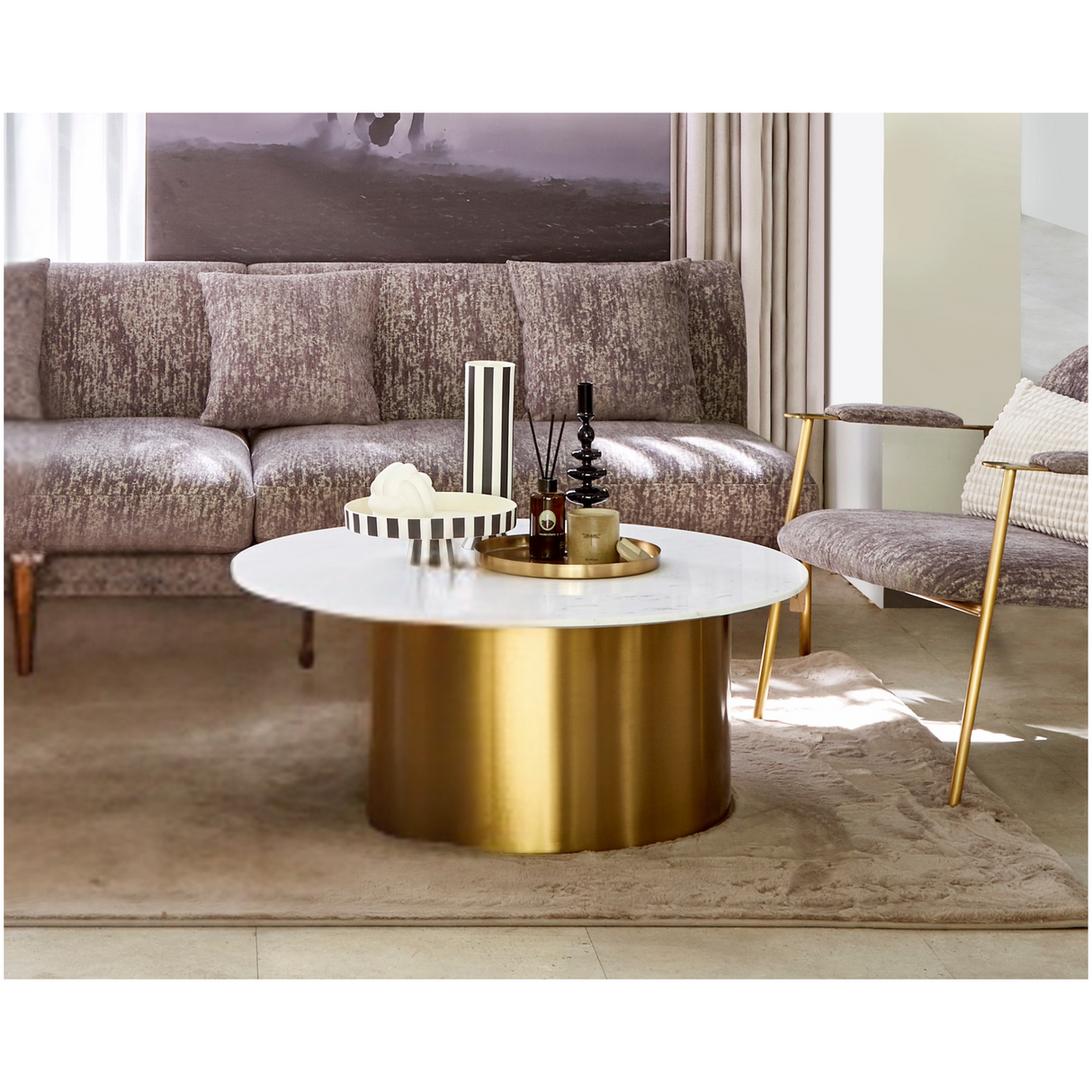 Nero Maquina Elegance Side 
Table