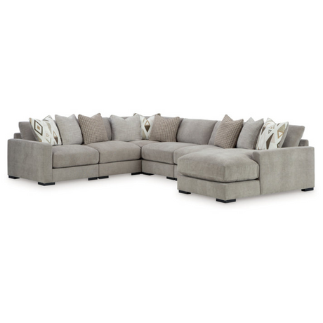 Aslan Court 6-Piece Sectional with Chaise