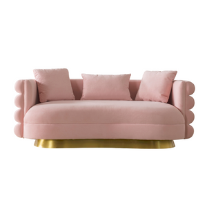 Huda Pink Living Room Set