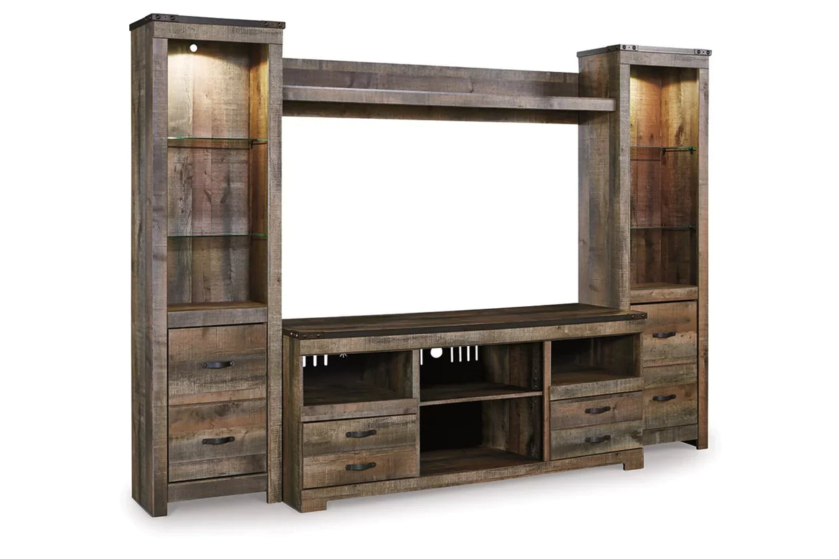 Trinell 4-Piece Entertainment Center with 63'' TV Stand