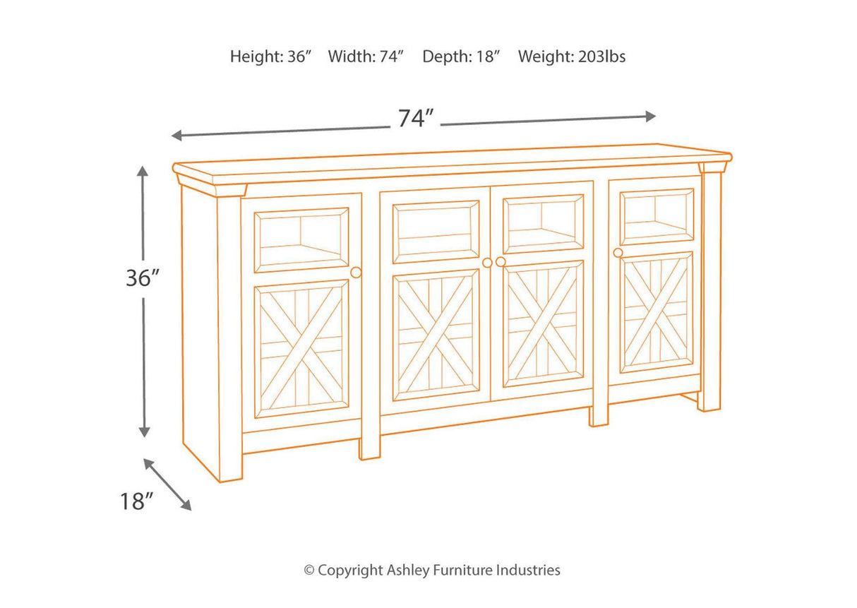 Bolanburg 74" TV Stand