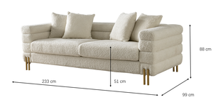 Cordelia Boucle Sofa