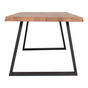 Mila Live Edge Rectangular Dining Table