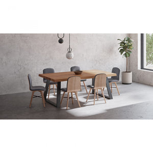 Mila Live Edge Rectangular Dining Table