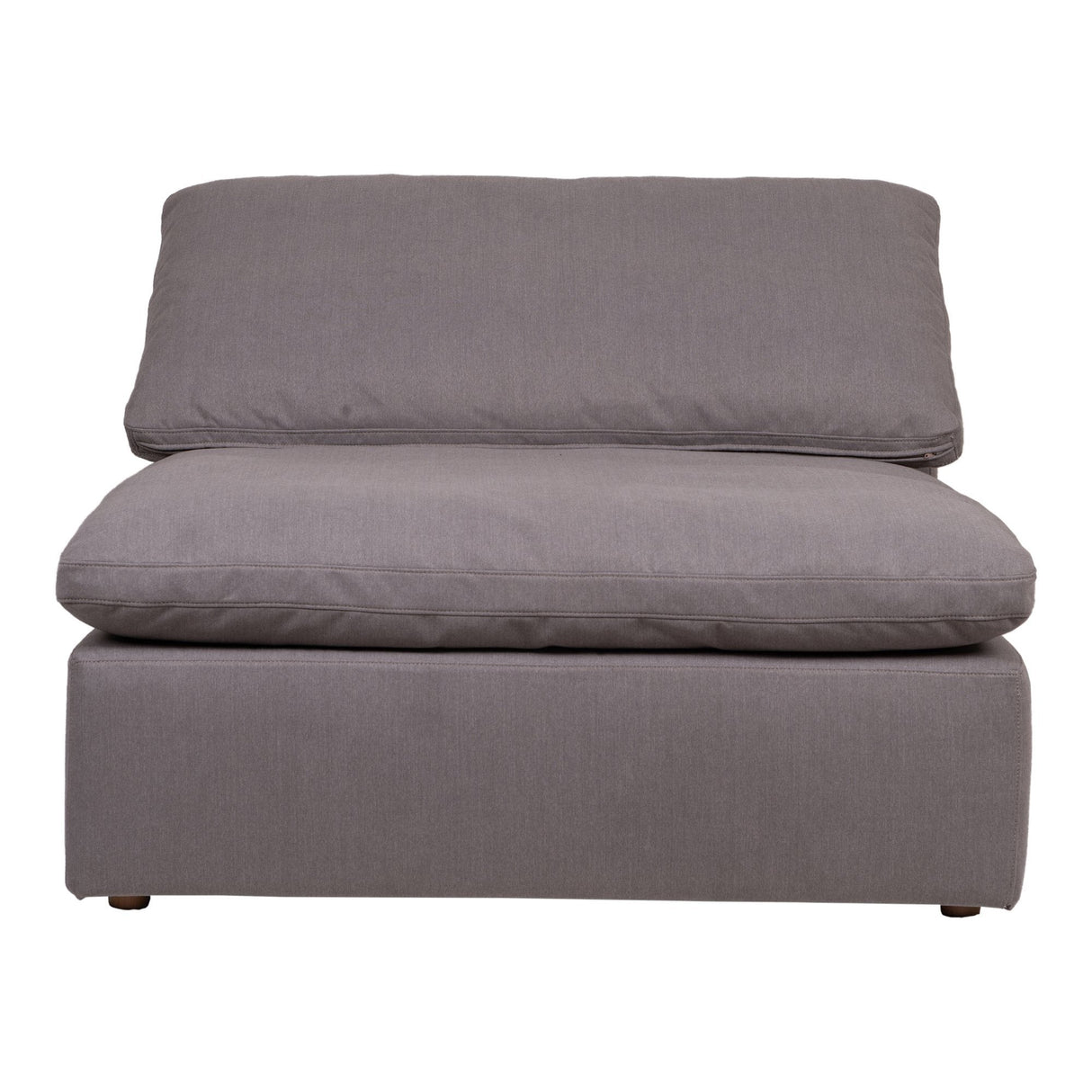 Clay Slipper Chair Livesmart Fabric Light Grey