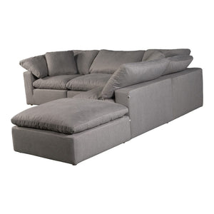 Clay Dream Modular Sectional Livesmart Fabric Light Grey