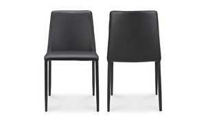 Nora Dining Chair Black Vegan Leather