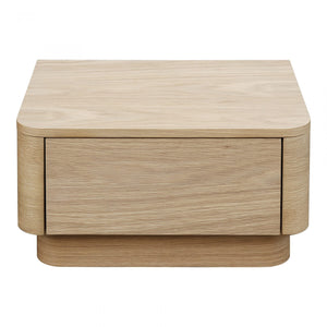 Round Off Nightstand Oak