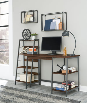 HOME OFFICE DESK AND SHELF