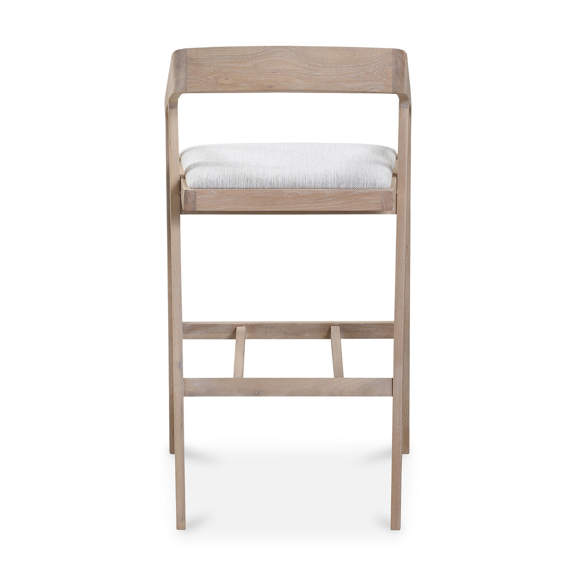 Padma Oak Barstool Light Grey