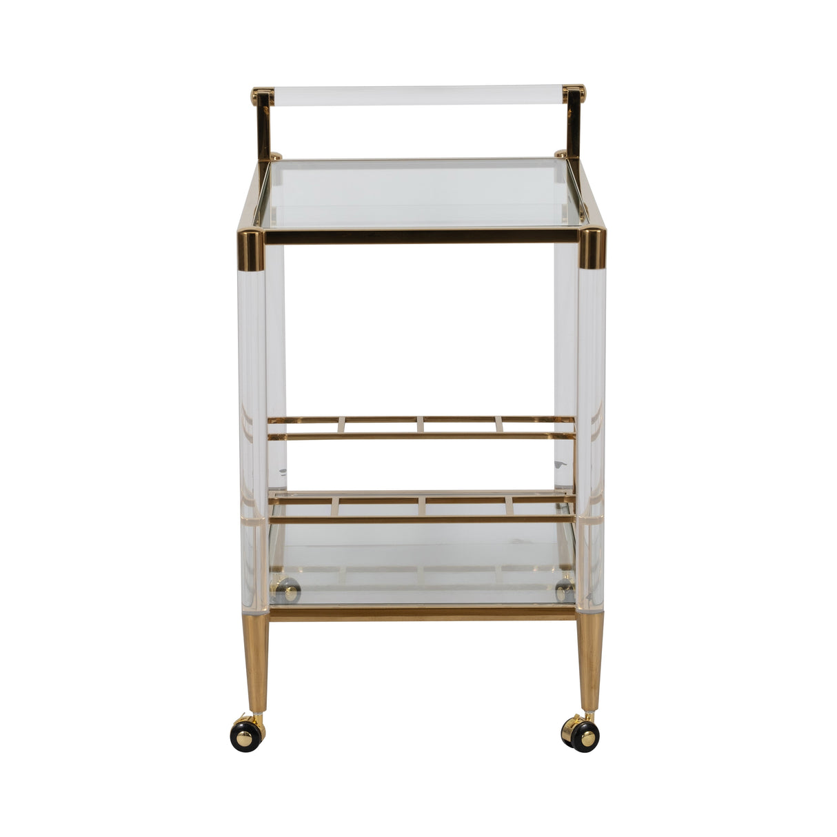 32" Lushley Acrylic Drink Cart