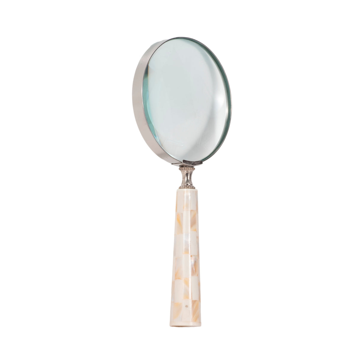 4" Mop Handle Magnifying Glass, Ivory