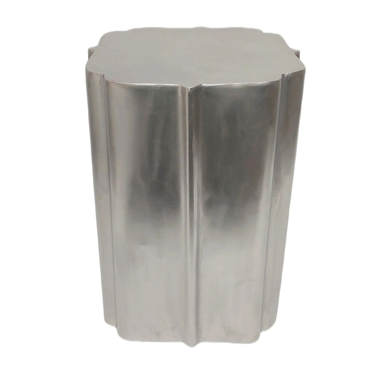 19" Minot Short Silver Drum Table