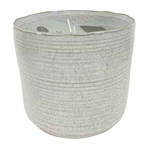 7" 25 Oz Speckle Citro Candle, White