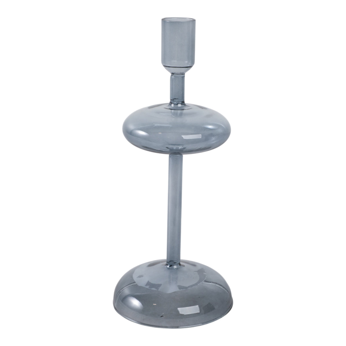 10x4" Retro Bubble Taper Holder, Blue