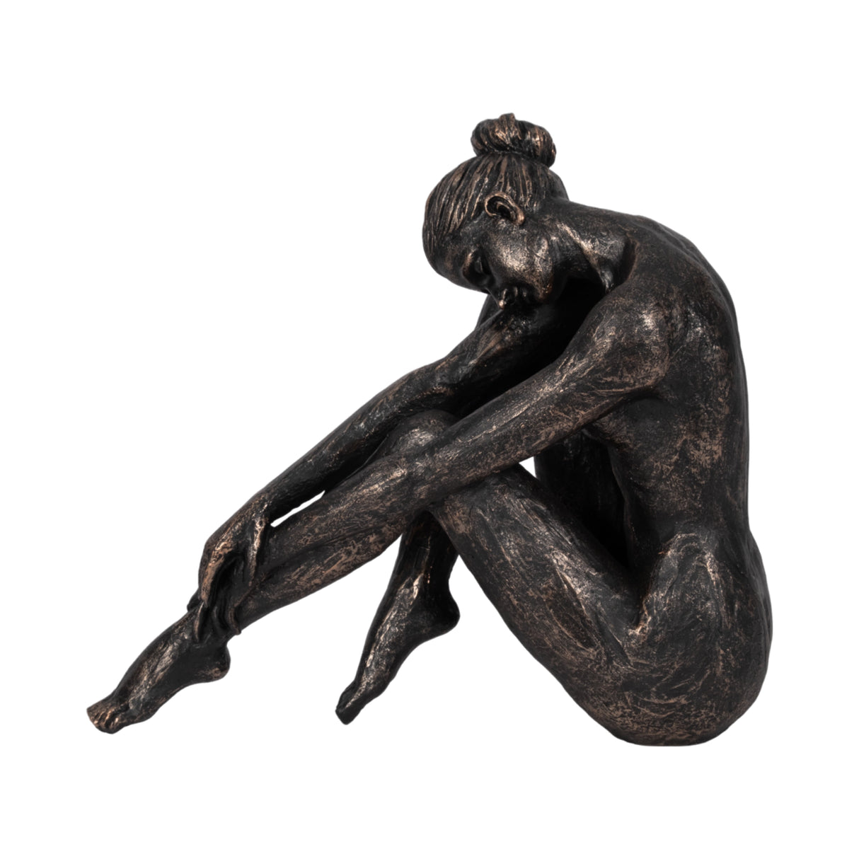 16" Resting Ballerina, Bronze