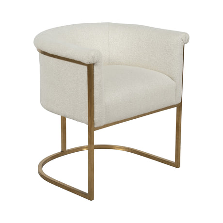 24" Vieira Accent Chair, Beige