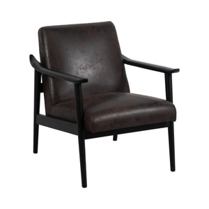 33" Dinasty Accent Chair, Black