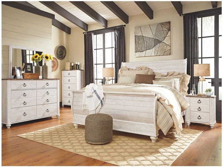 Willowton King Sleigh Bedroom