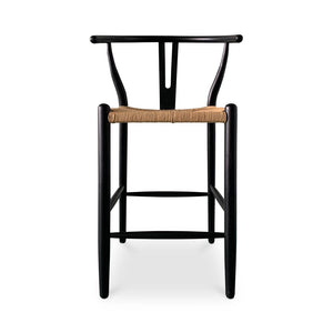 Ventana Counter Stool Black And Natural