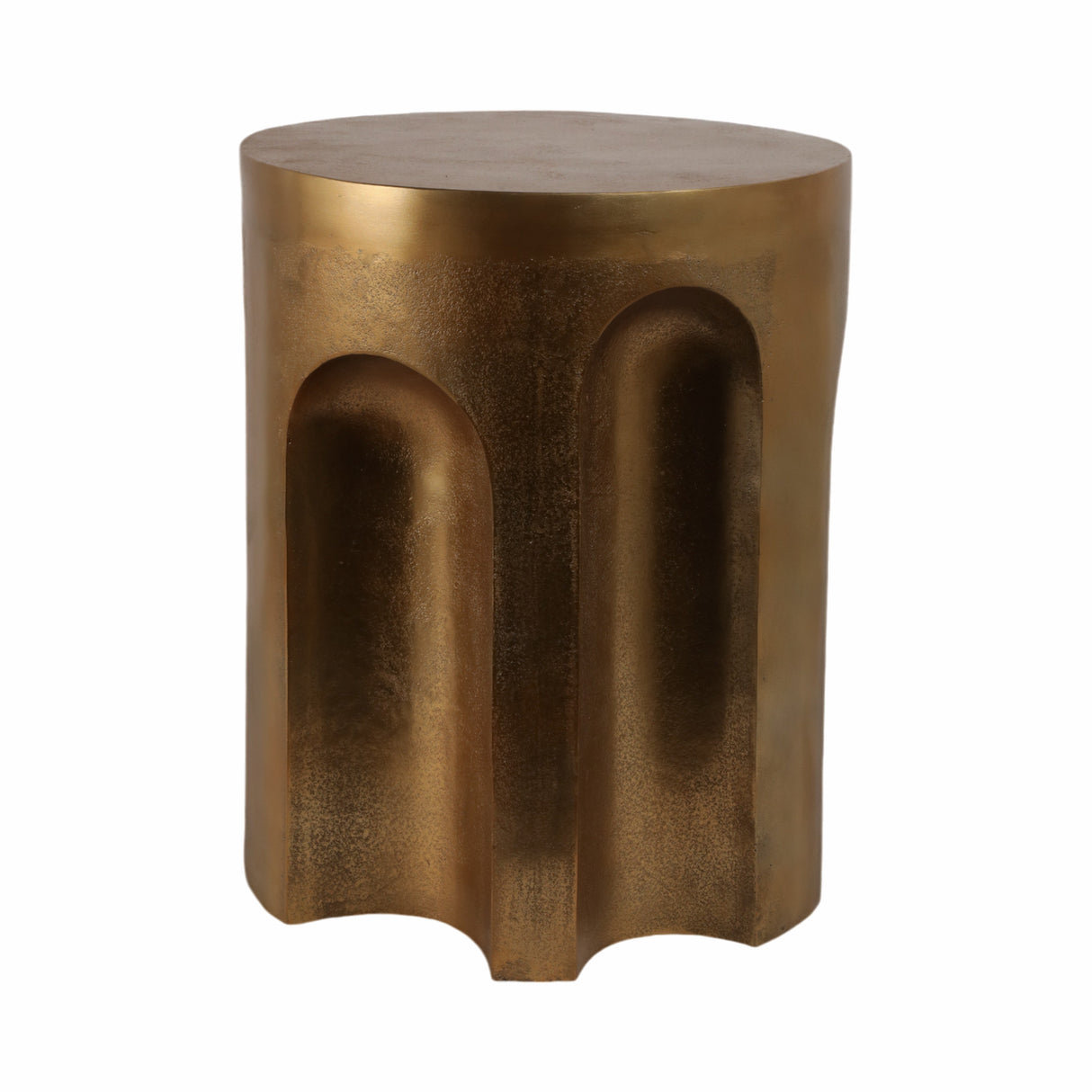 19" Sheffield Gold Metal Stool