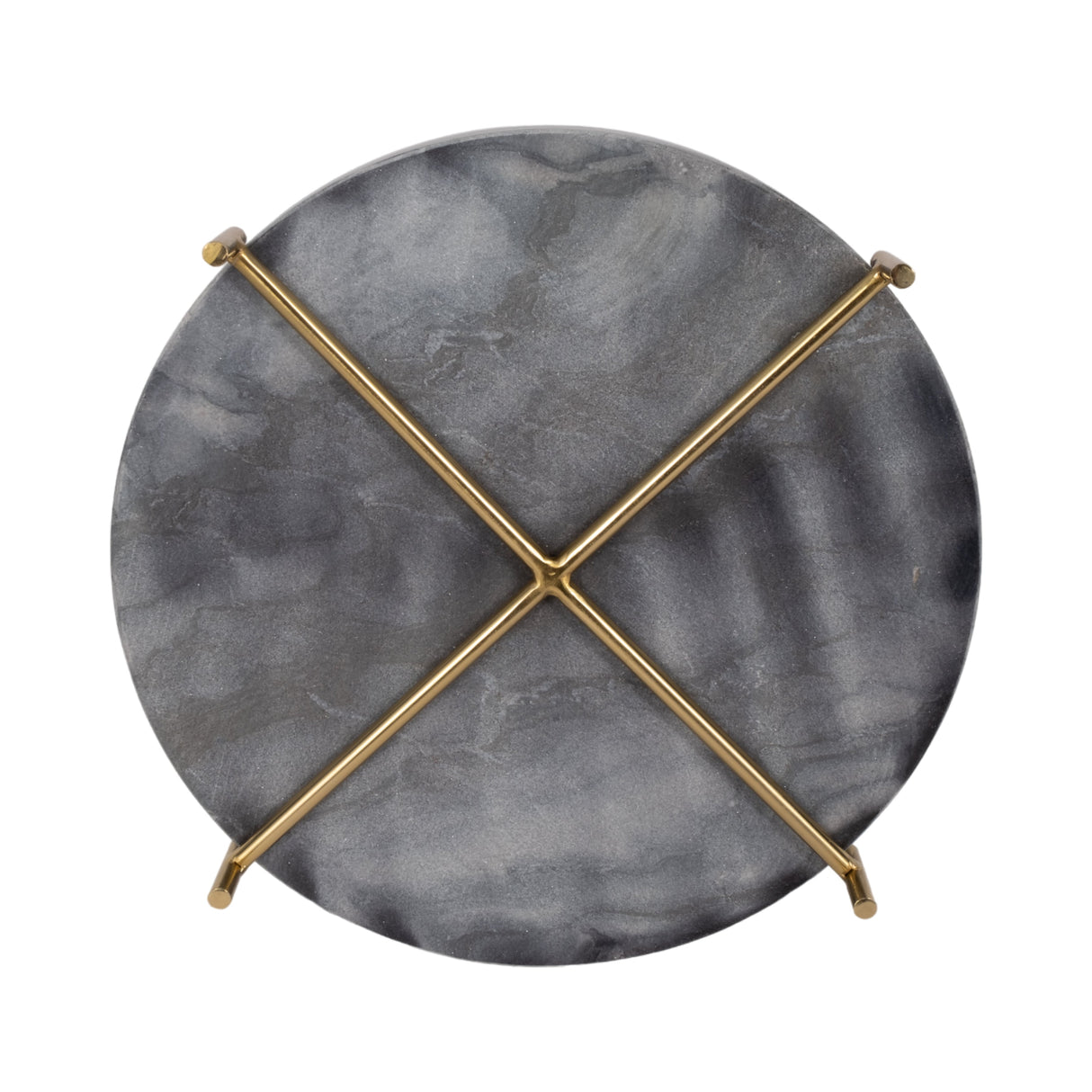 15" Oxford Large Marble Tray, Gray