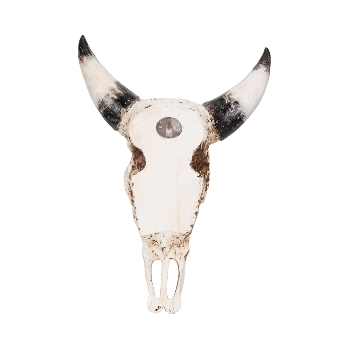 19" Western Bull Skull, Brown