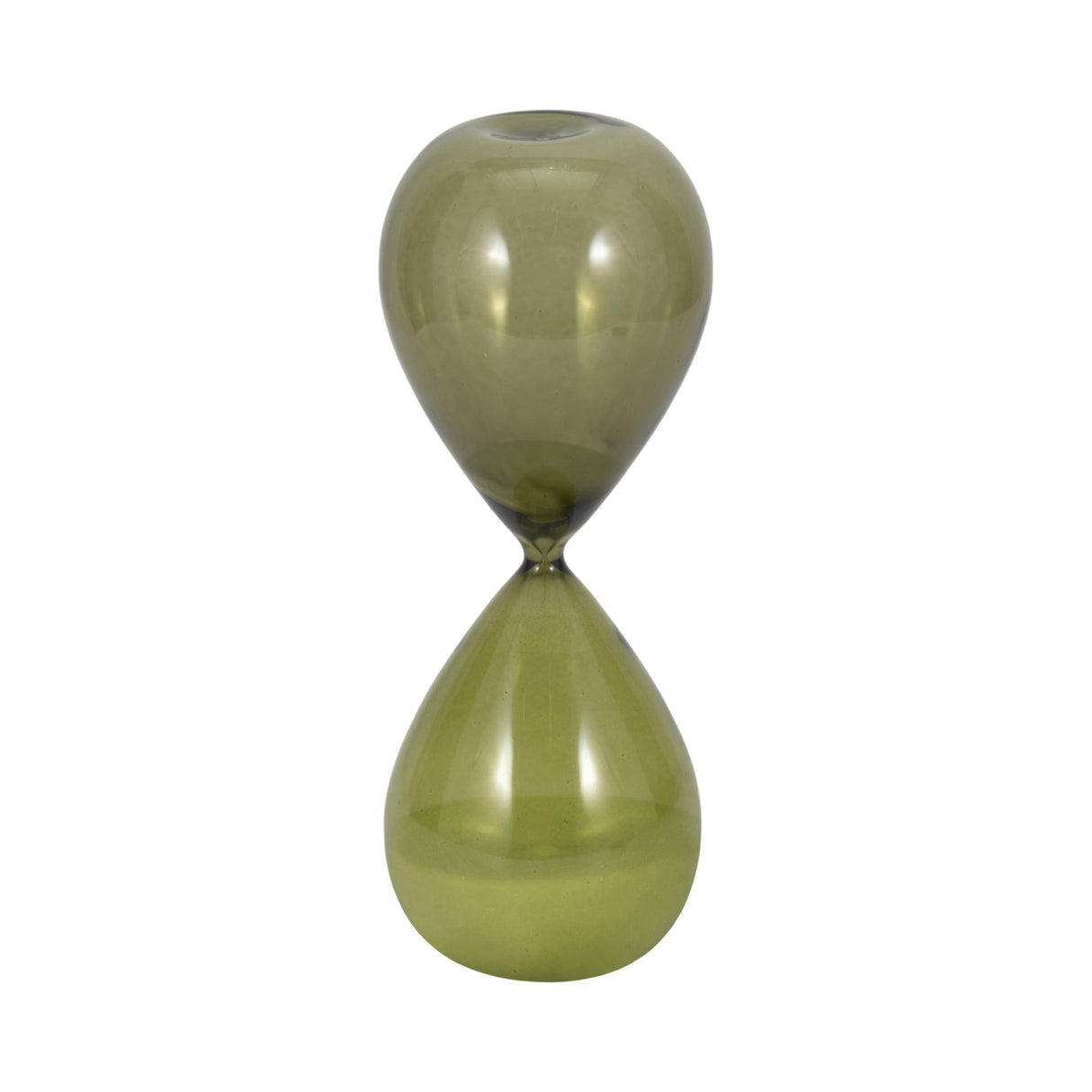 12" Roxie Small Green Hourglass