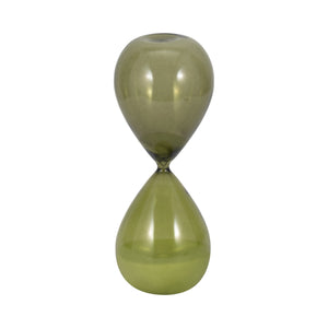 12" Roxie Small Green Hourglass